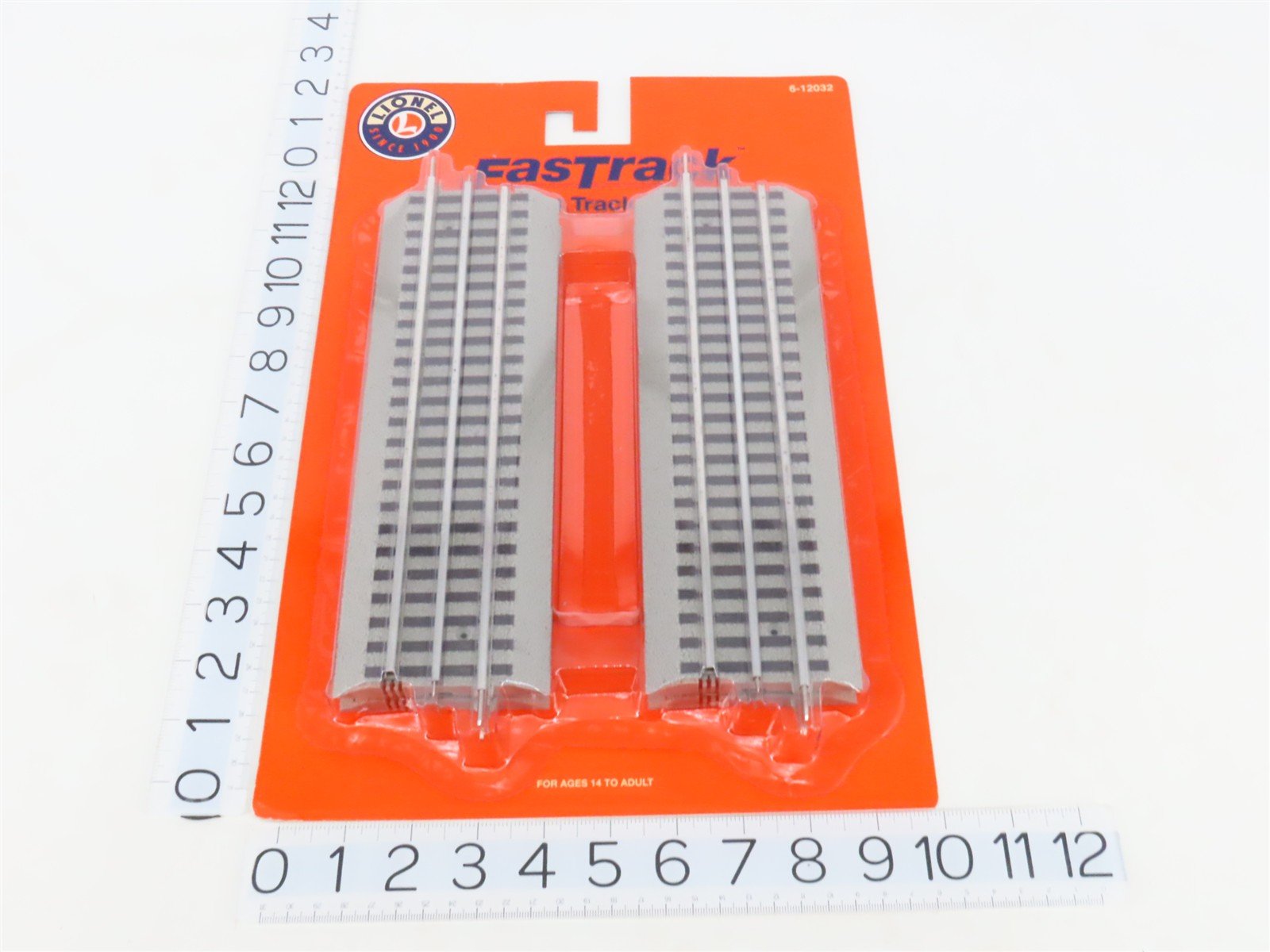 LOT of 4 O Gauge 3-Rail Lionel 6-12032 FasTrack Straight Track 4-Piece Packs
