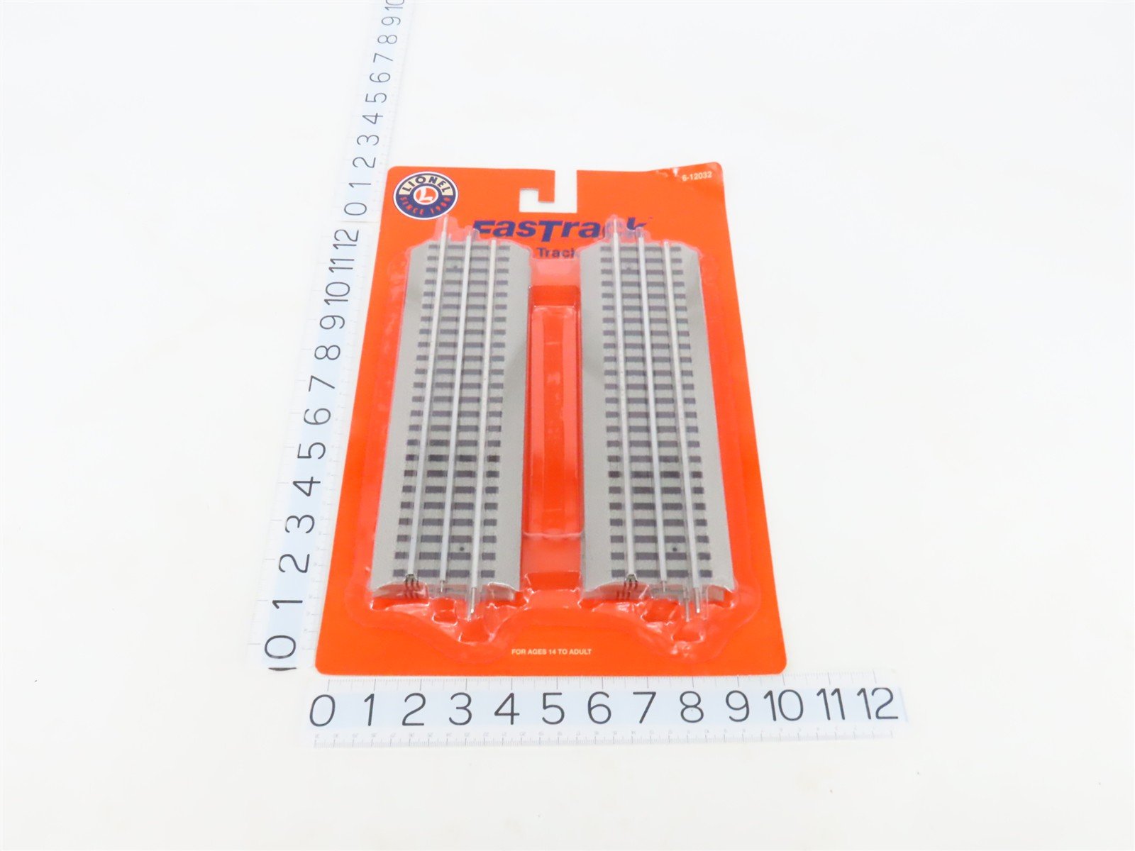 LOT of 4 O Gauge 3-Rail Lionel 6-12032 FasTrack Straight Track 4-Piece Packs