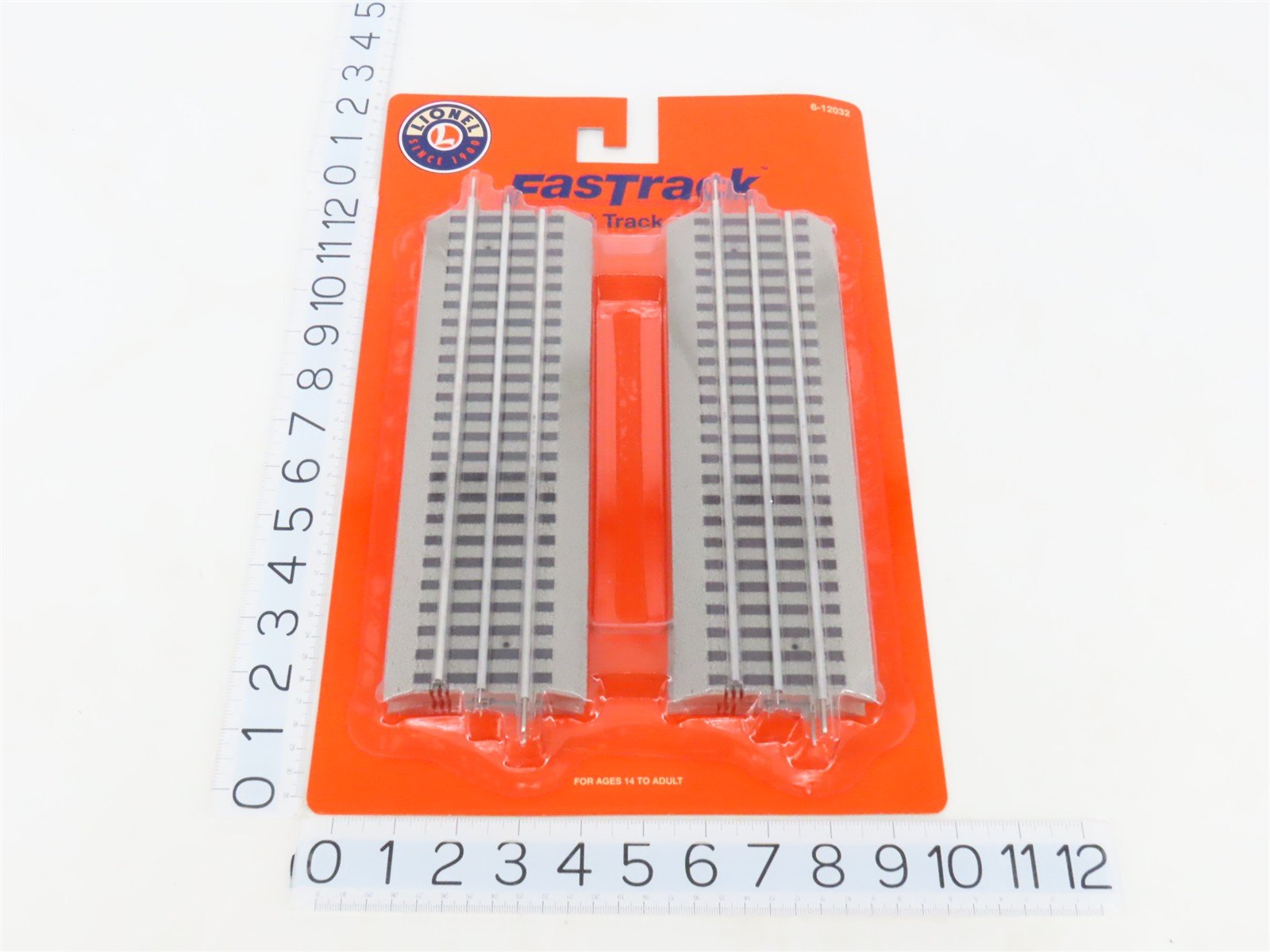 LOT of 4 O Gauge 3-Rail Lionel 6-12032 FasTrack Straight Track 4-Piece Packs