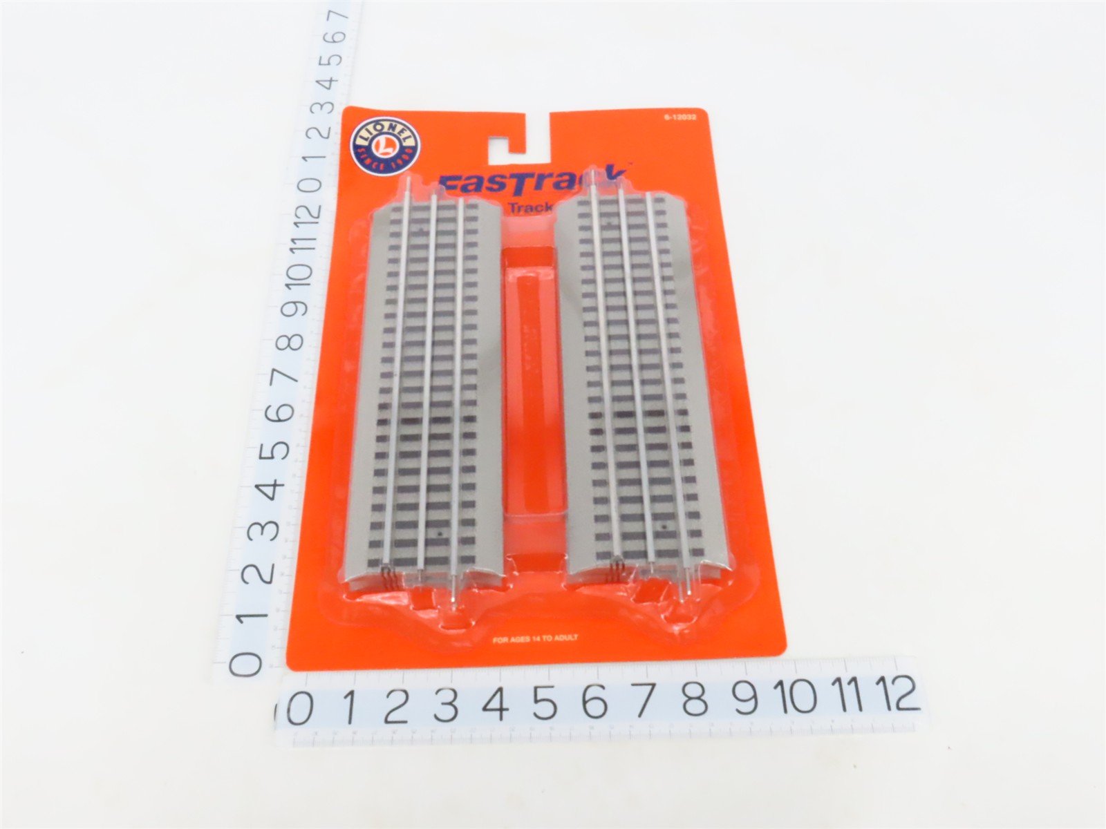LOT of 4 O Gauge 3-Rail Lionel 6-12032 FasTrack Straight Track 4-Piece Packs
