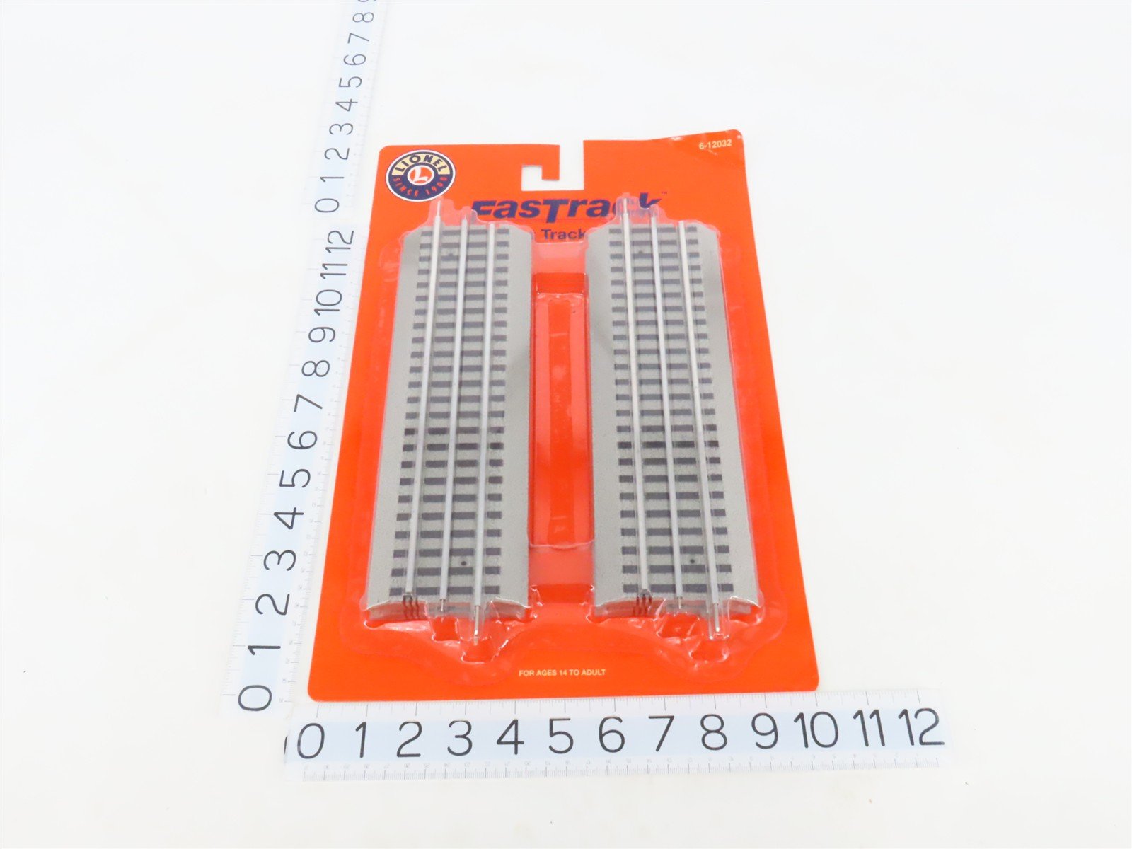 LOT of 4 O Gauge 3-Rail Lionel 6-12032 FasTrack Straight Track 4-Piece Packs