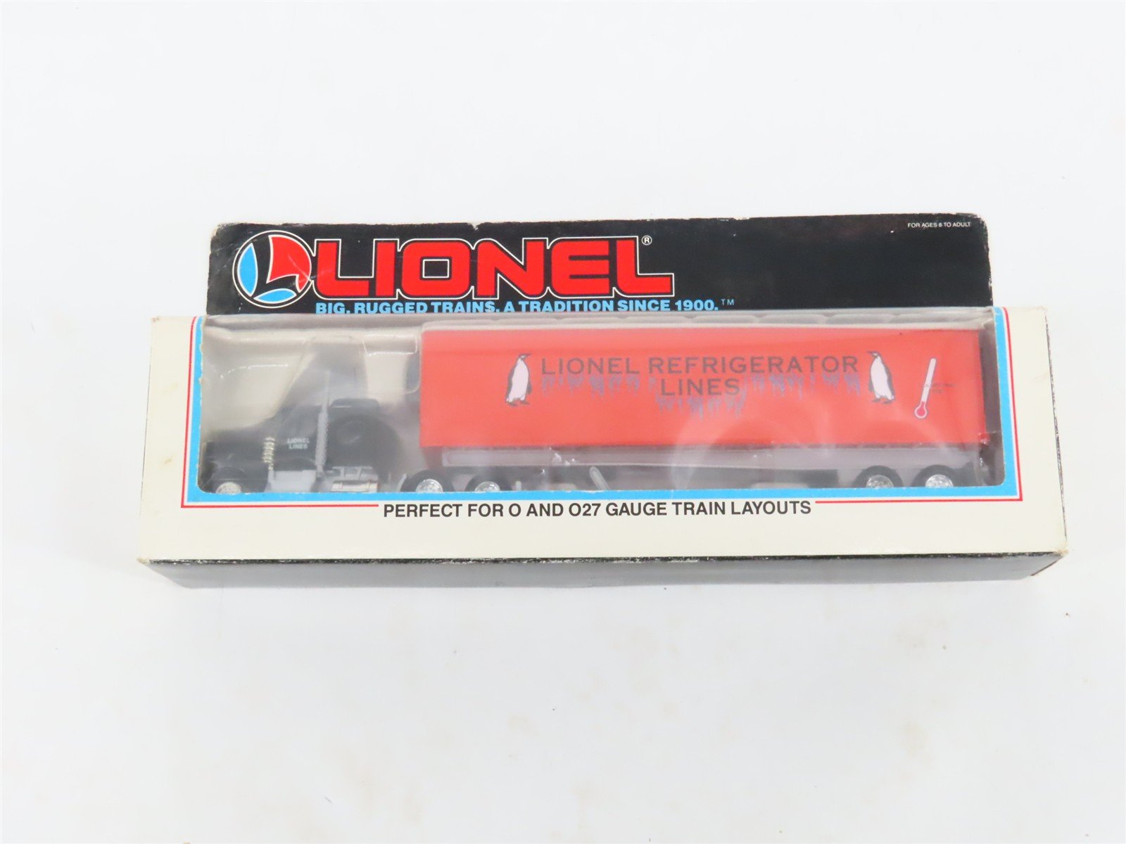 LOT of 6 O Scale Lionel Assorted Plastic Truck & Trailers