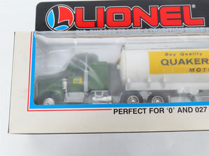 LOT of 2 O Scale Lionel Quaker State & Chevron Tank Trucks