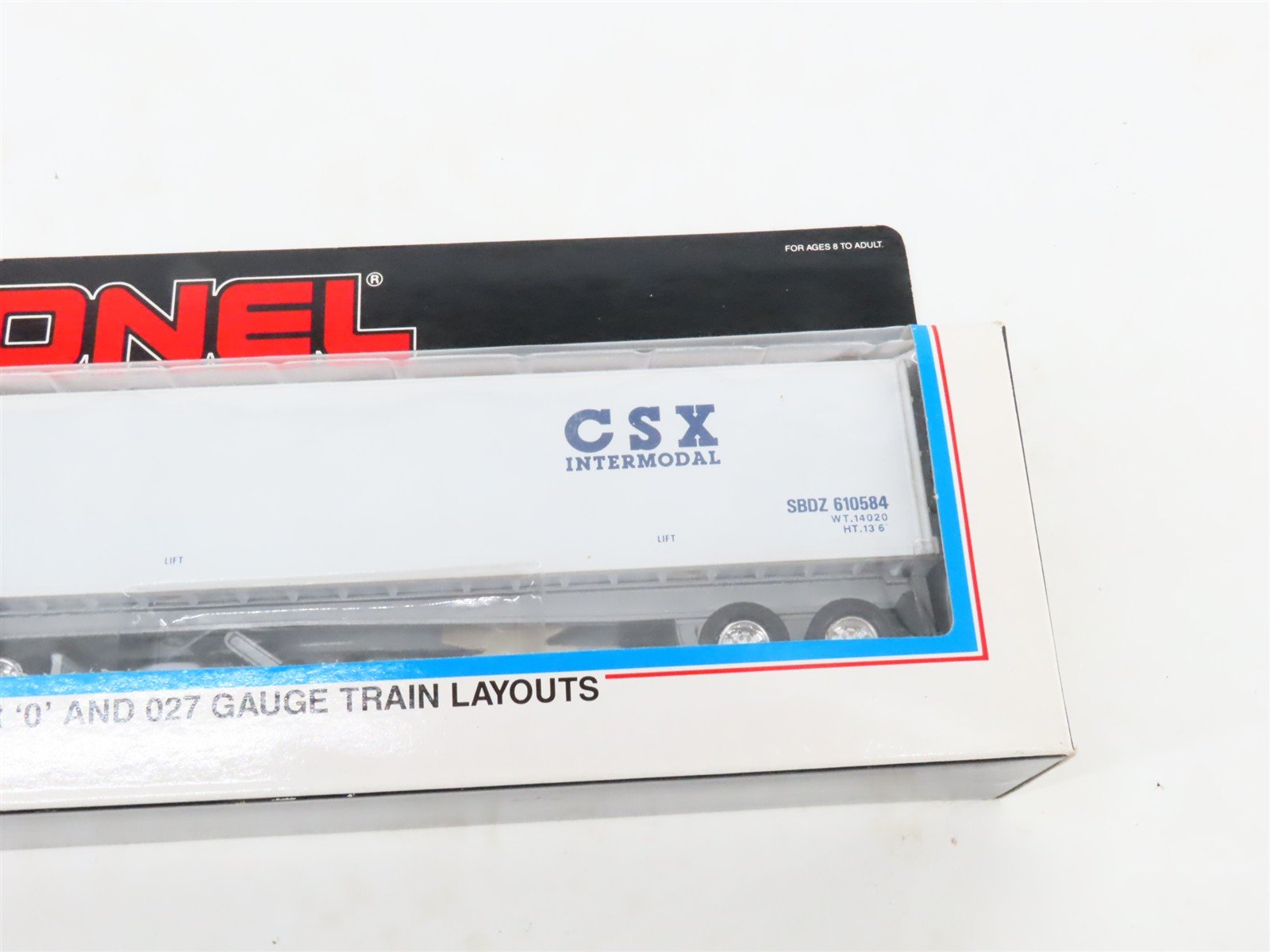 LOT of 5 O Scale Lionel Assorted Semi Truck & Trailers