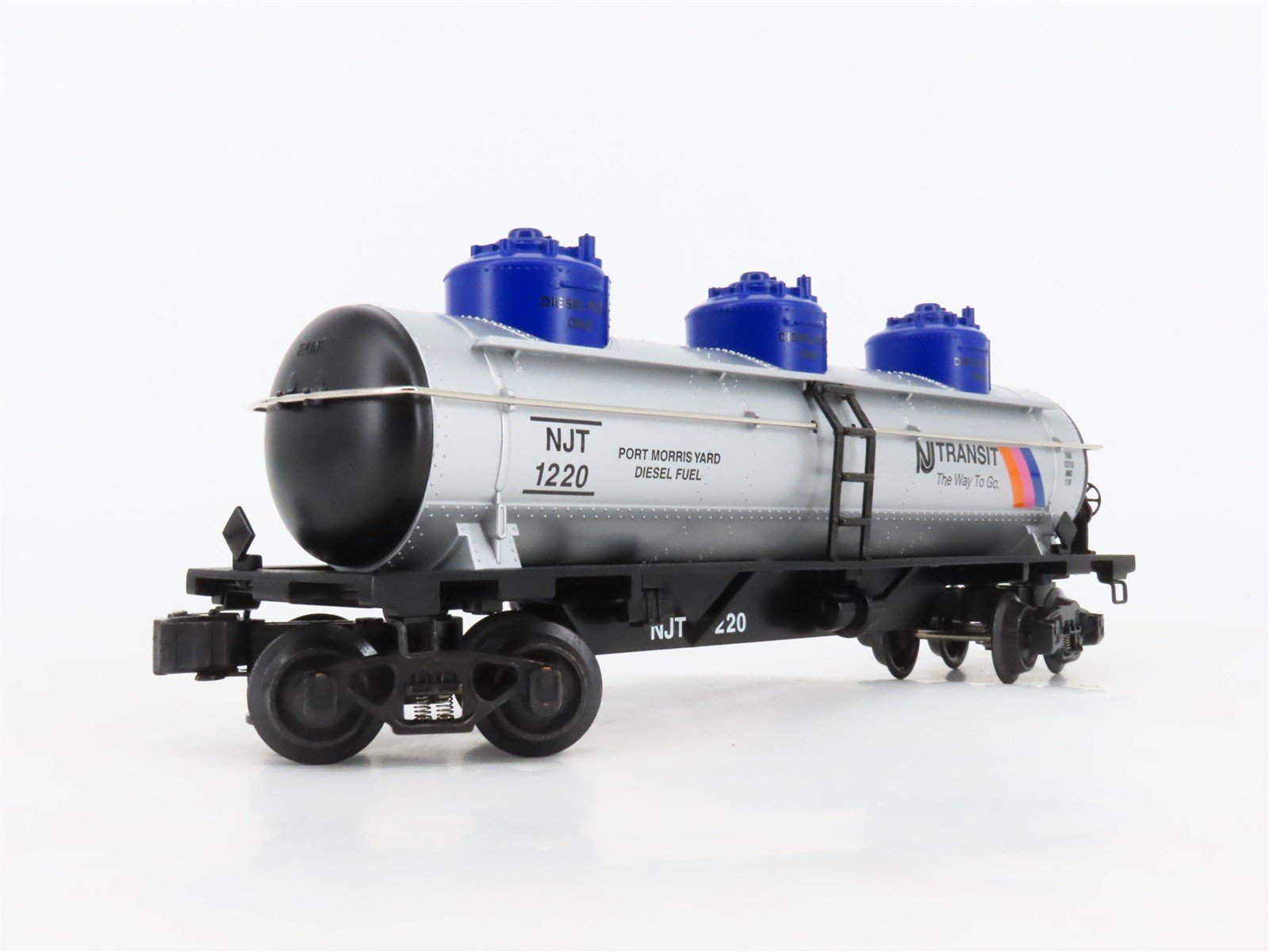 O Gauge 3-Rail K-Line K636-3931A NJT Transit 3-Dome Tankcar 3-Car Pack