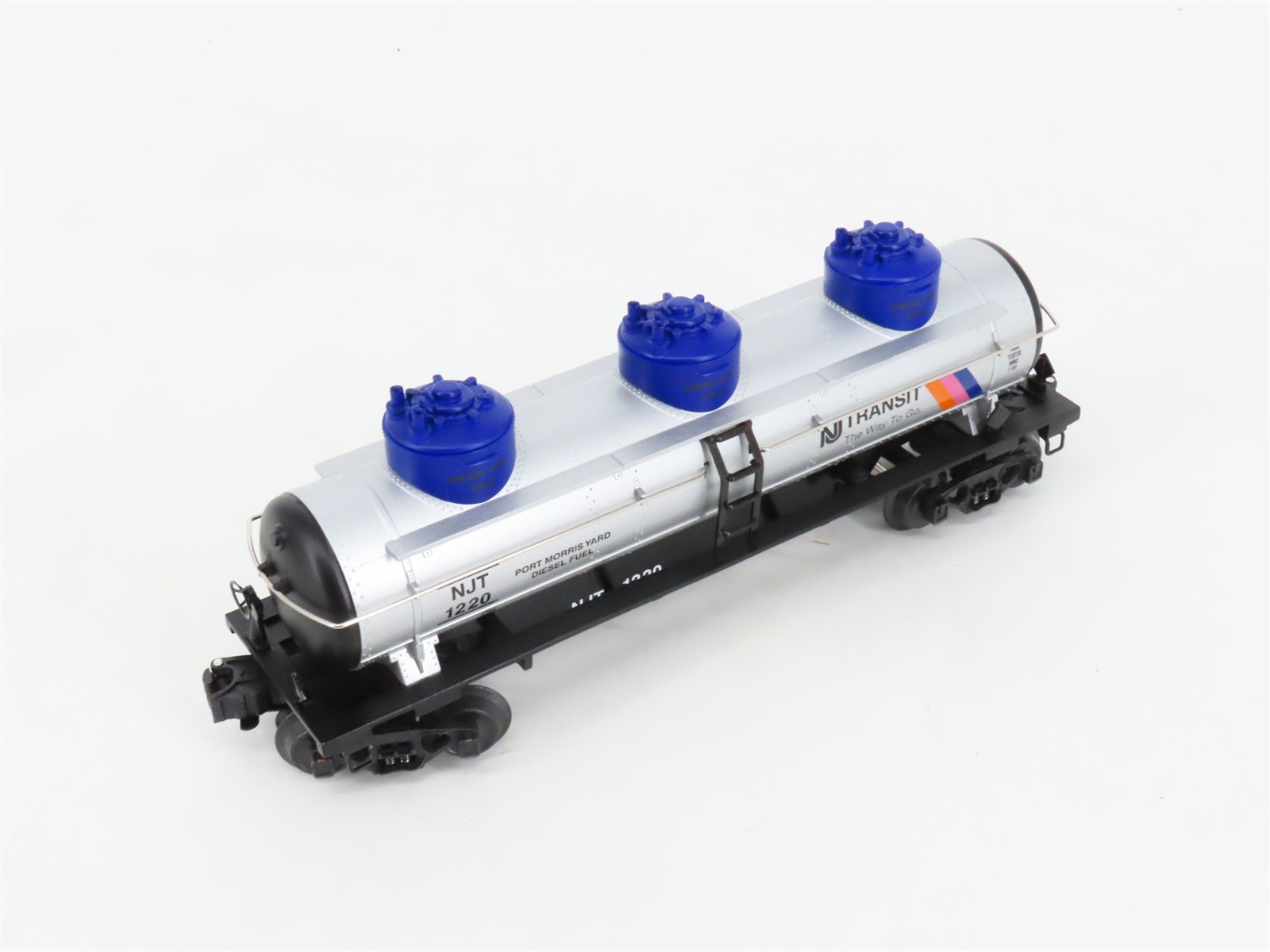 O Gauge 3-Rail K-Line K636-3931A NJT Transit 3-Dome Tankcar 3-Car Pack