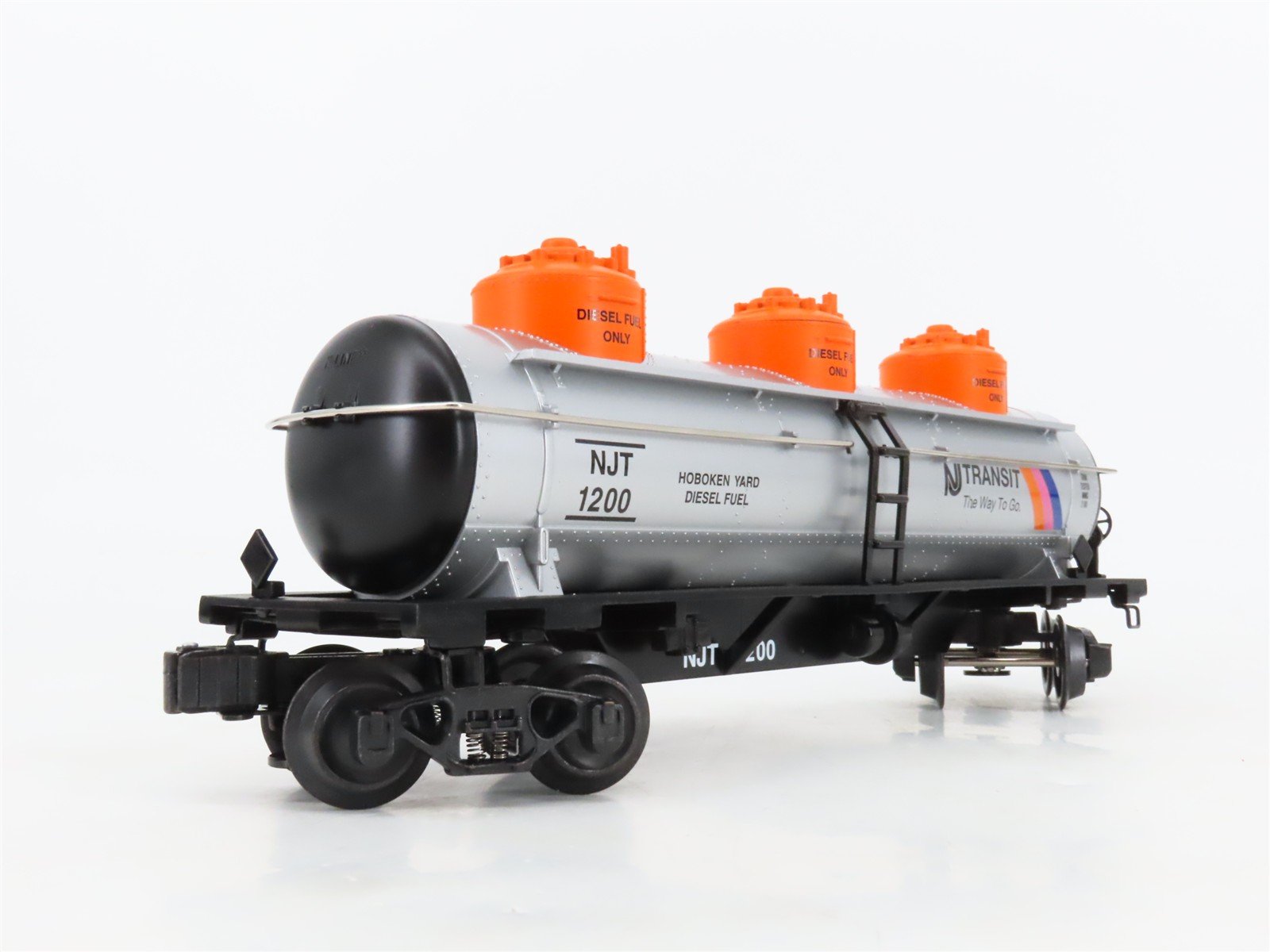 O Gauge 3-Rail K-Line K636-3931A NJT Transit 3-Dome Tankcar 3-Car Pack
