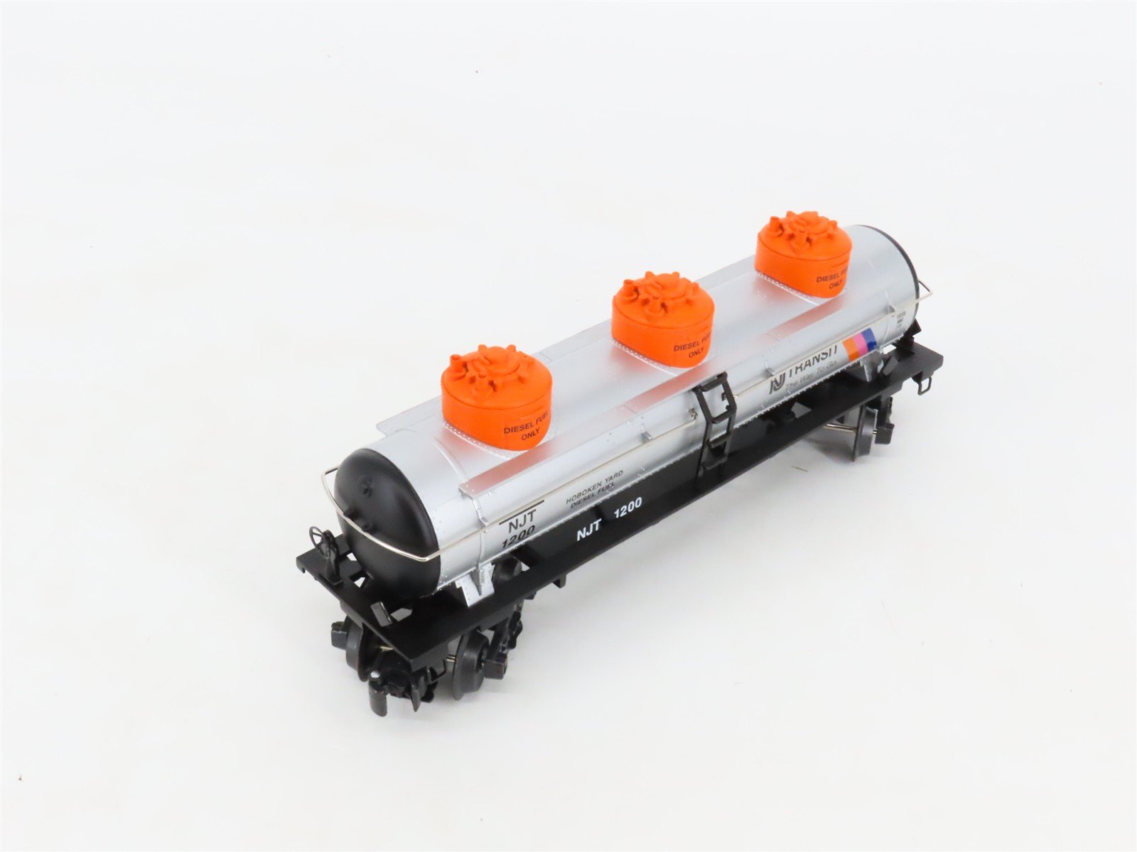 O Gauge 3-Rail K-Line K636-3931A NJT Transit 3-Dome Tankcar 3-Car Pack