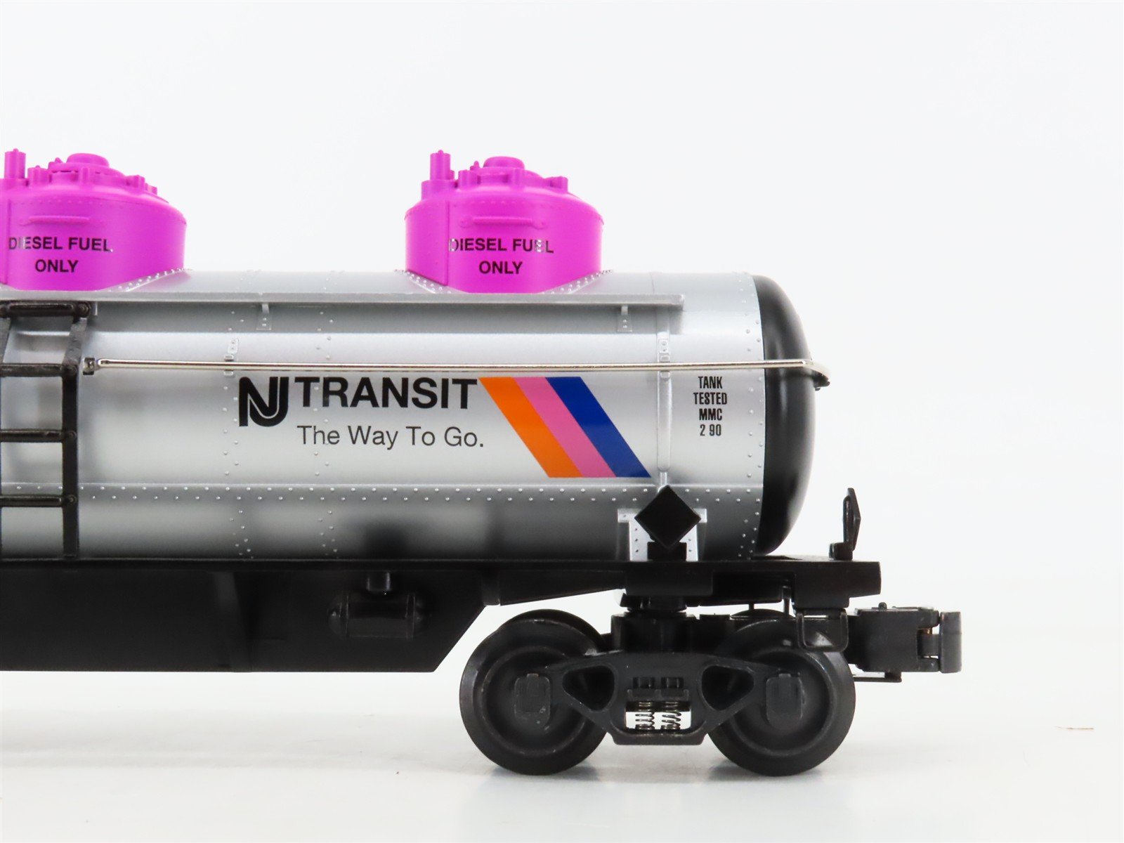 O Gauge 3-Rail K-Line K636-3931A NJT Transit 3-Dome Tankcar 3-Car Pack