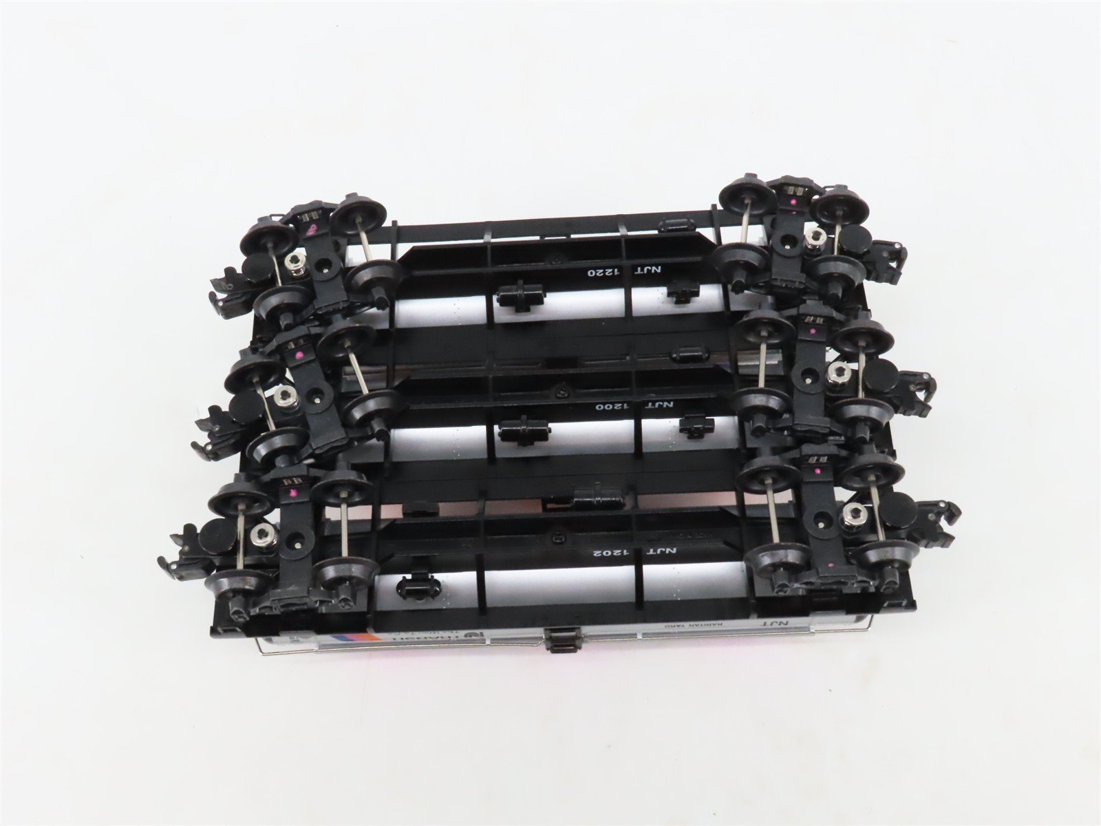 O Gauge 3-Rail K-Line K636-3931A NJT Transit 3-Dome Tankcar 3-Car Pack