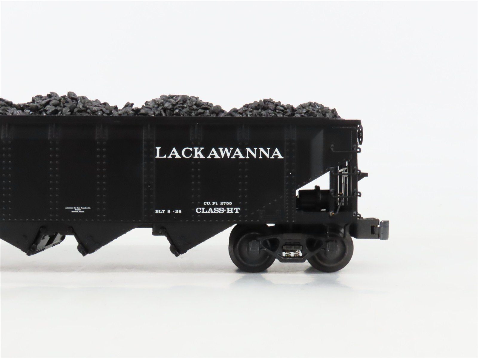 O Gauge 3-Rail K-Line K623-1472 D&LW Lackawanna 4-Bay Hopper Cars w/Loads