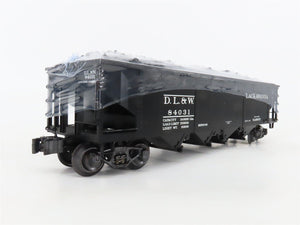 O Gauge 3-Rail K-Line K623-1472 D&LW Lackawanna 4-Bay Hopper Cars w/Loads