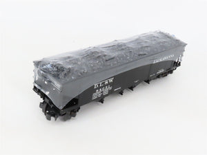 O Gauge 3-Rail K-Line K623-1472 D&LW Lackawanna 4-Bay Hopper Cars w/Loads