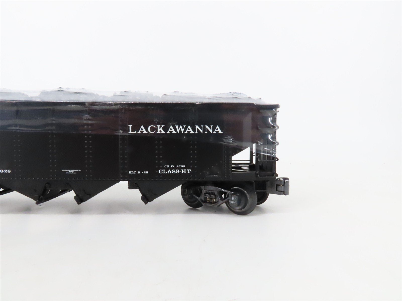 O Gauge 3-Rail K-Line K623-1472 D&LW Lackawanna 4-Bay Hopper Cars w/Loads