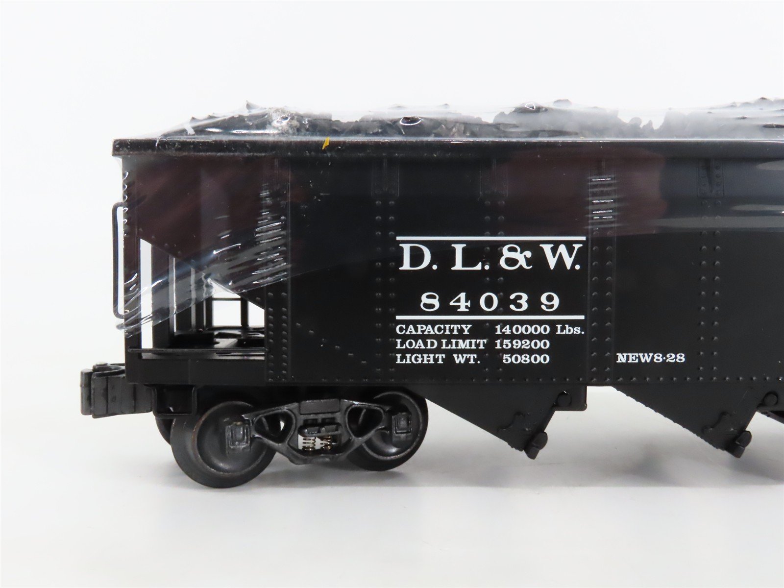 O Gauge 3-Rail K-Line K623-1472 D&LW Lackawanna 4-Bay Hopper Cars w/Loads