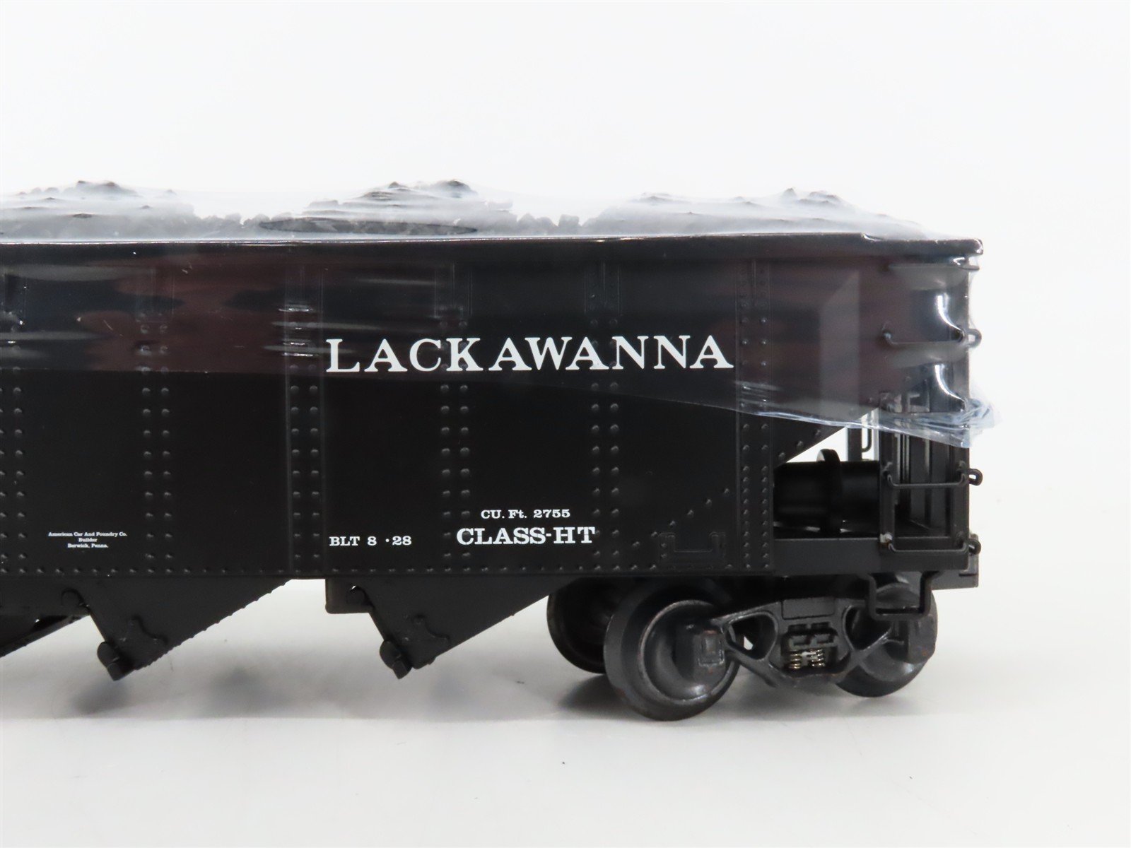O Gauge 3-Rail K-Line K623-1472 D&LW Lackawanna 4-Bay Hopper Cars w/Loads
