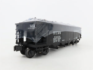 O Gauge 3-Rail K-Line K623-1472 D&LW Lackawanna 4-Bay Hopper Cars w/Loads