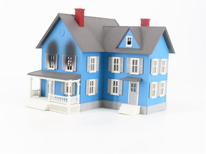 O Scale MTH Rail King 30-9139 Operating Farm House On Fire