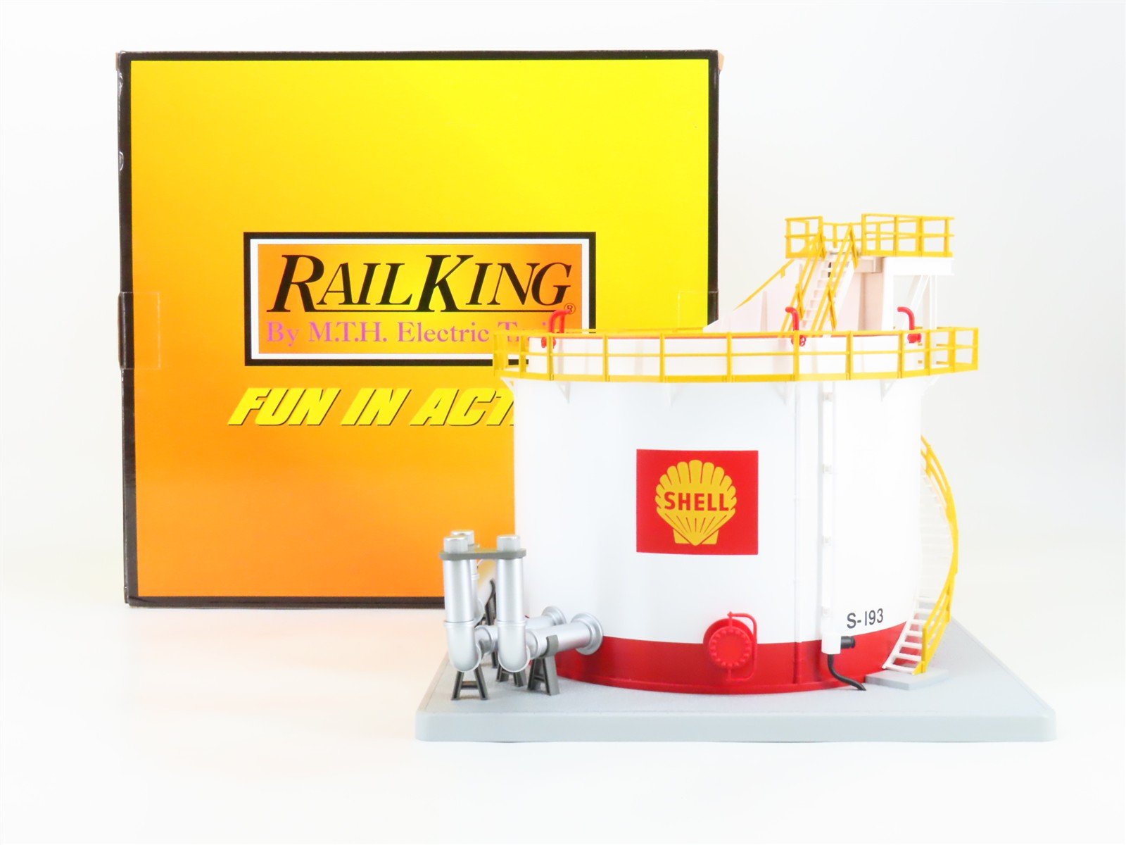 O Scale MTH Rail King 30-9140 Shell Operating Storage Tank