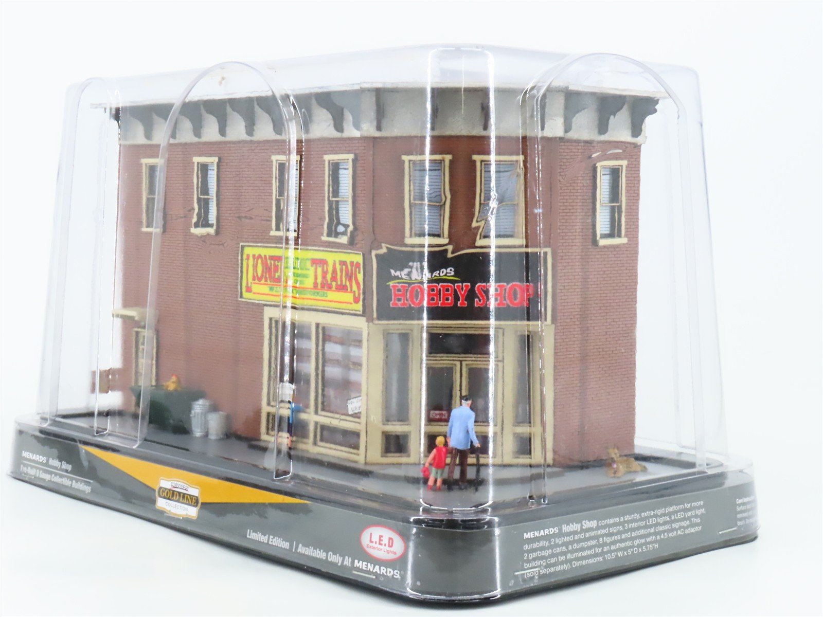 O 1:50 Scale Menards 279-2677 Hobby Shop Building w/Lights
