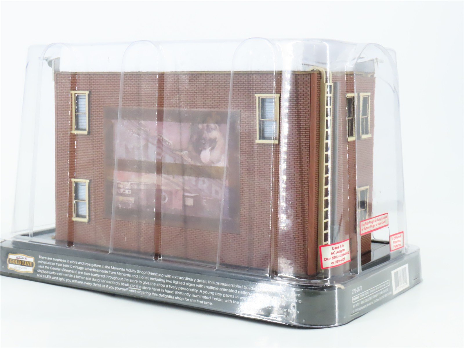 O 1:50 Scale Menards 279-2677 Hobby Shop Building w/Lights
