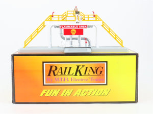O Scale MTH Rail King 30-9141 Shell Operating Storage Tank Station