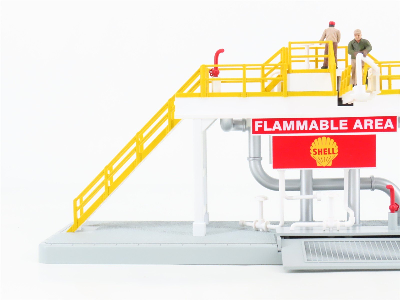 O Scale MTH Rail King 30-9141 Shell Operating Storage Tank Station
