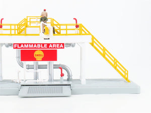 O Scale MTH Rail King 30-9141 Shell Operating Storage Tank Station