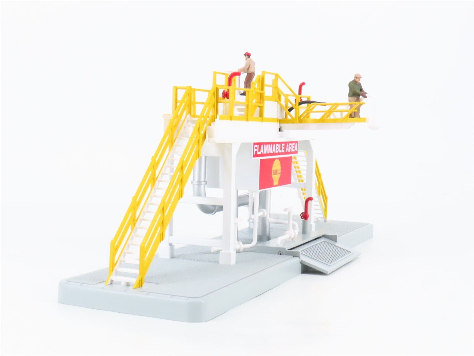 O Scale MTH Rail King 30-9141 Shell Operating Storage Tank Station