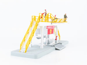 O Scale MTH Rail King 30-9141 Shell Operating Storage Tank Station