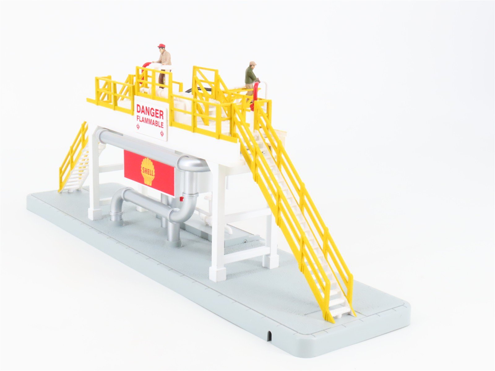 O Scale MTH Rail King 30-9141 Shell Operating Storage Tank Station