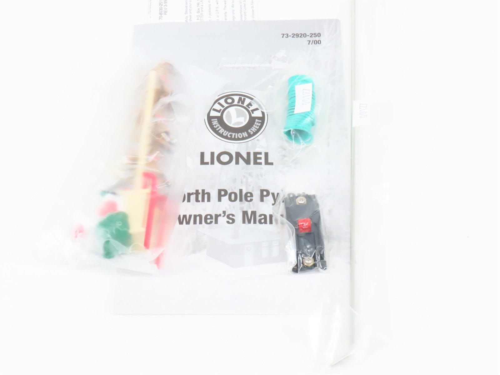 O Scale Lionel 6-14079 North Pole Pylon