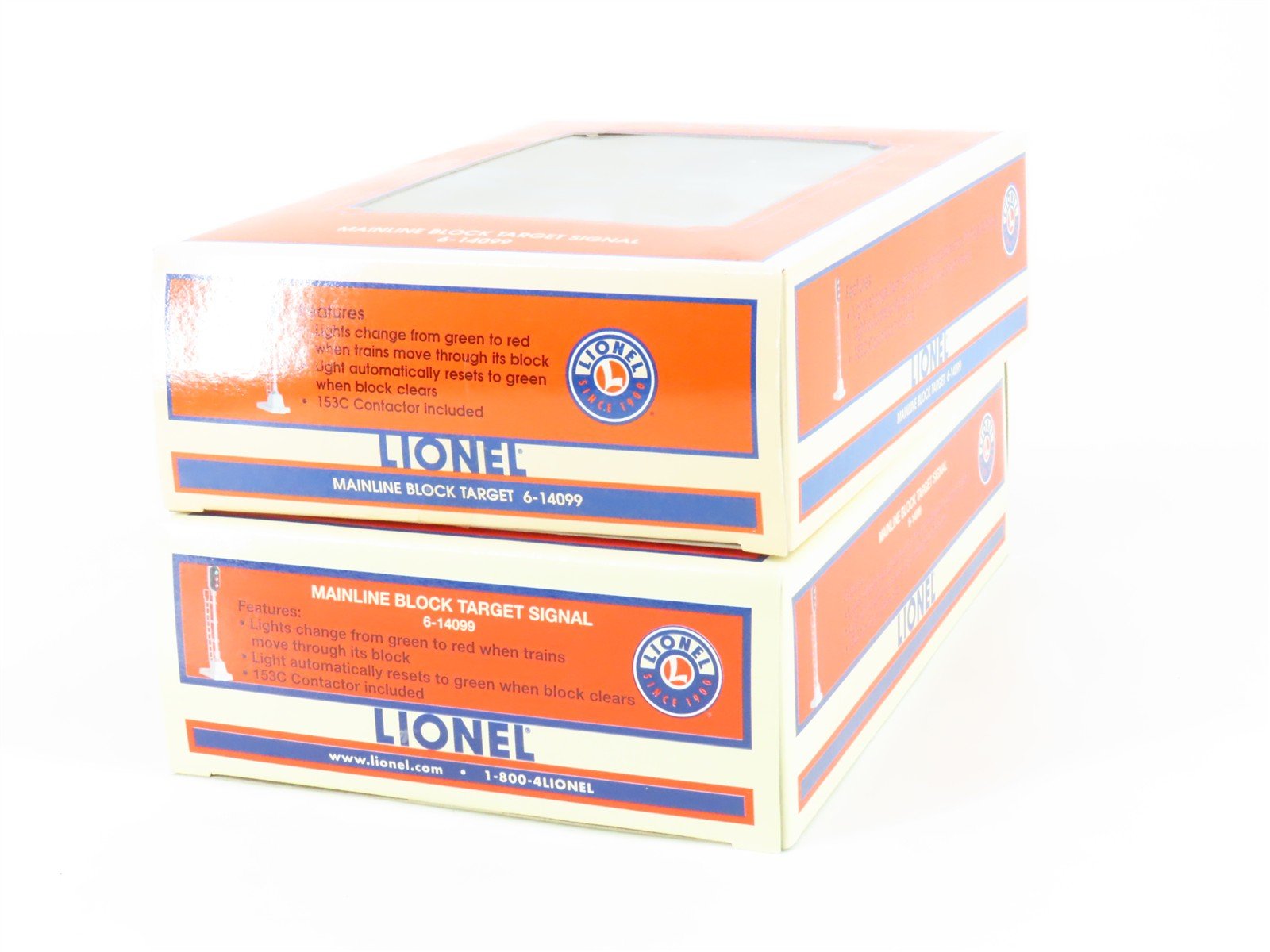 LOT of 2 O Scale Lionel 6-14099 Mainline Block Target Signals