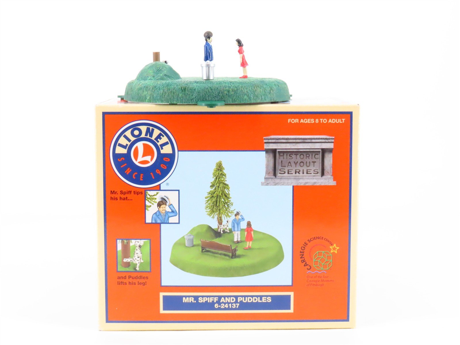 O Scale Lionel 6-24137 Mr. Spiff & Puddles Operating Scenery