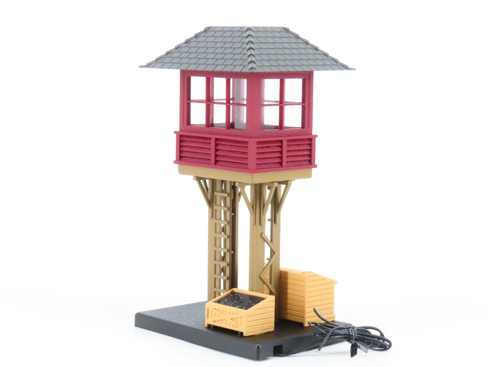 O Scale MTH Rail King 30-9097 Brown & Black Elevated Gate Tower