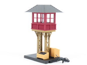 O Scale MTH Rail King 30-9097 Brown & Black Elevated Gate Tower