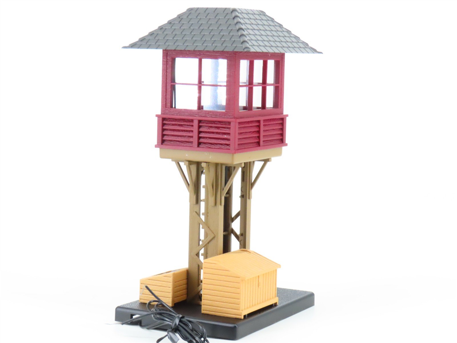 O Scale MTH Rail King 30-9097 Brown & Black Elevated Gate Tower
