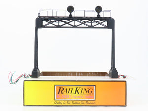 O Scale MTH Rail King 30-11030 Pennsy Signal Bridge