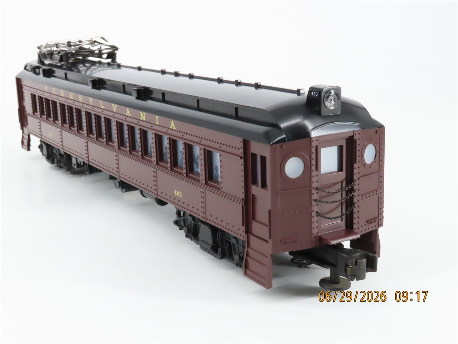 O Gauge 3-Rail Lionel 6-18306 PRR Pennsylvania Commuter Passenger 2-Car Set