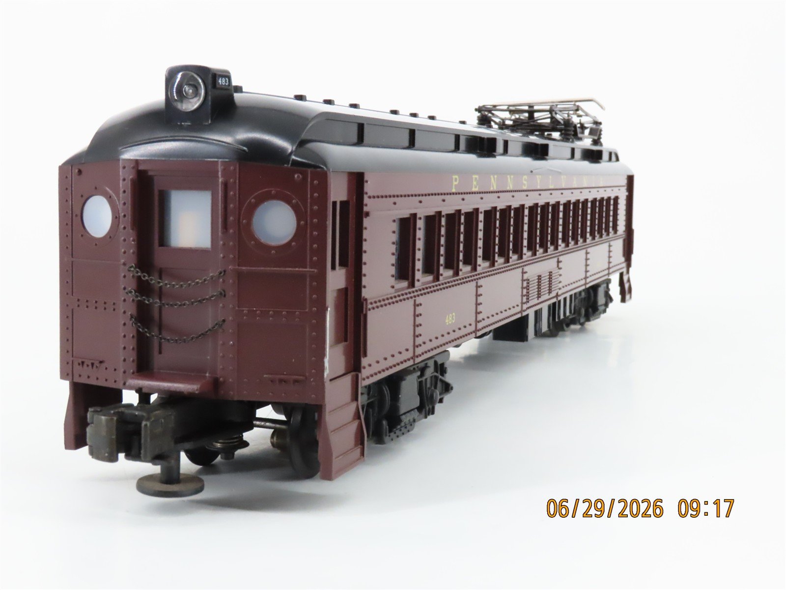 O Gauge 3-Rail Lionel 6-18306 PRR Pennsylvania Commuter Passenger 2-Car Set