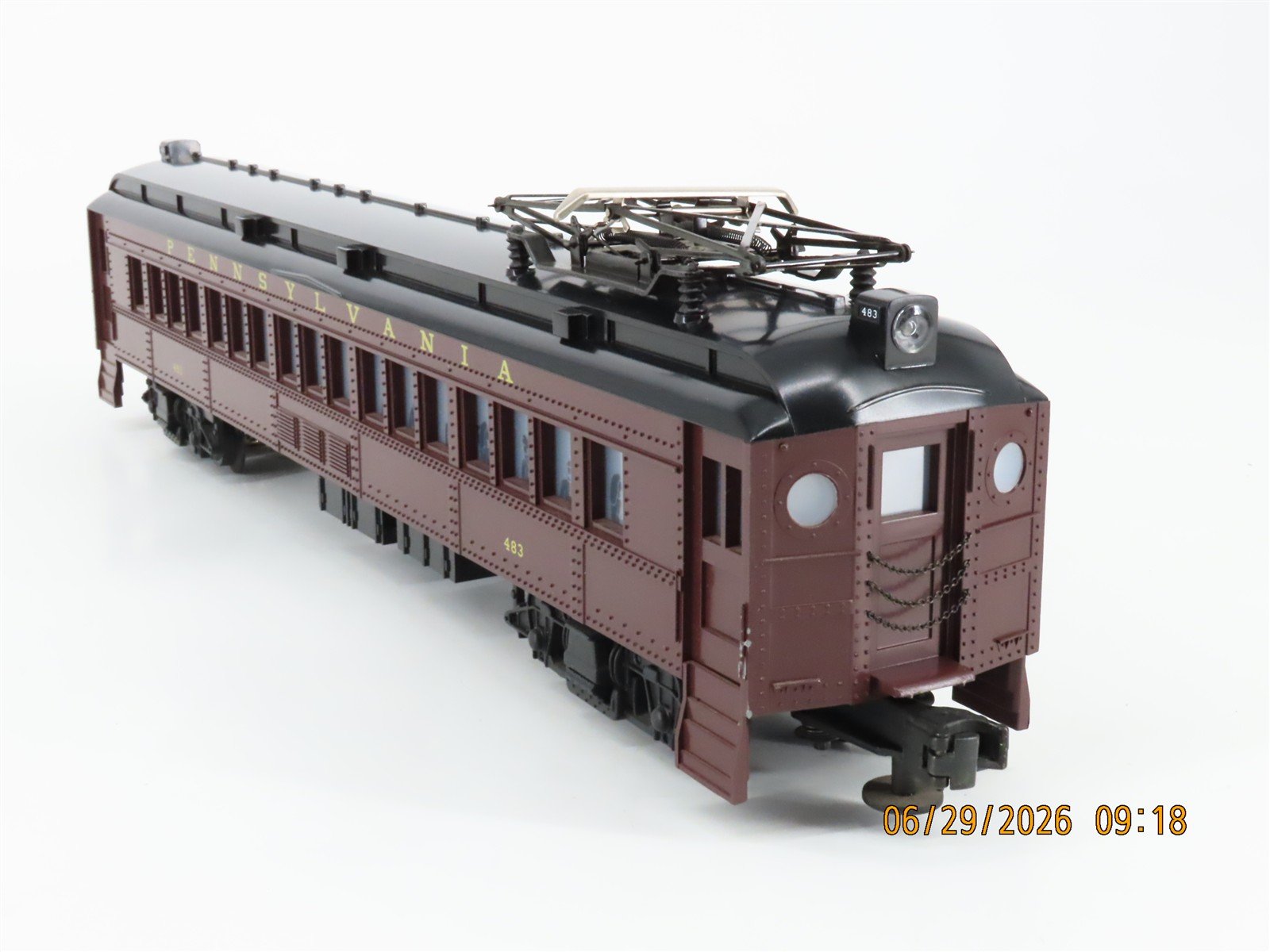 O Gauge 3-Rail Lionel 6-18306 PRR Pennsylvania Commuter Passenger 2-Car Set