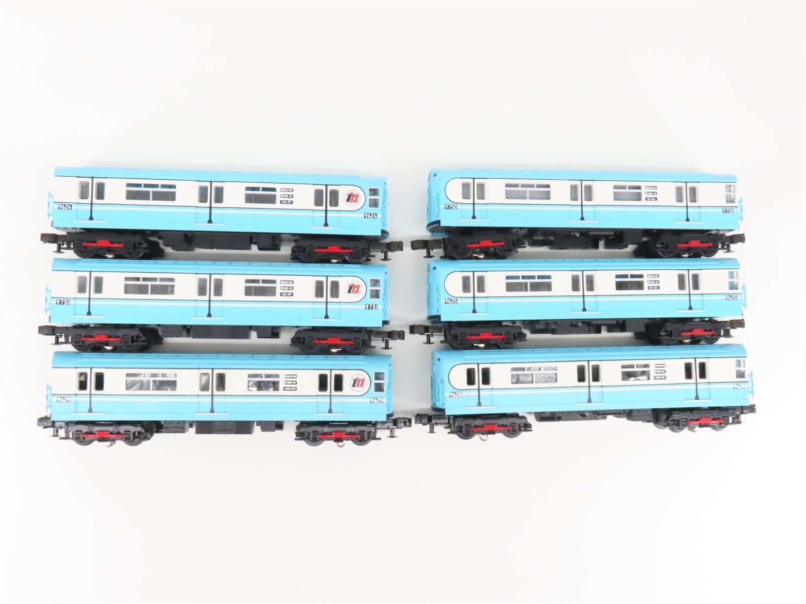 O Gauge 3-Rail MTH RailKing 30-2274-0/3 MTA World's Fair R-36 Subway 6-Car Set