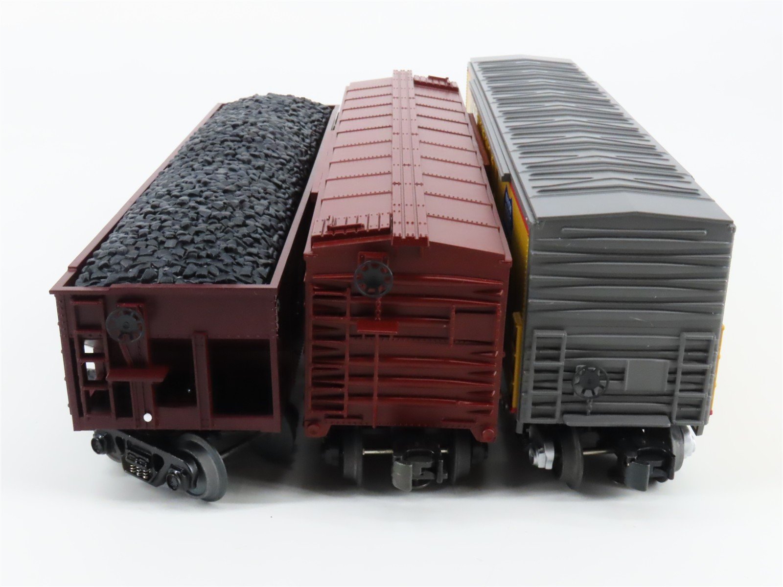 O27 Gauge 3-Rail MTH RailKing 30-7011 CR, ERIE & UP Freight 6-Car Set