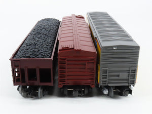 O27 Gauge 3-Rail MTH RailKing 30-7011 CR, ERIE & UP Freight 6-Car Set