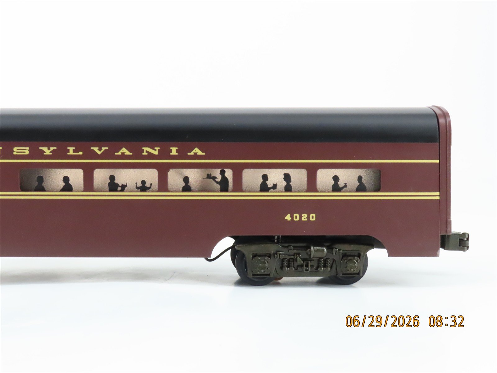 O Gauge 3-Rail MTH MT-6117 PRR Pennsylvania 60' Sleeper/Diner Passenger Cars