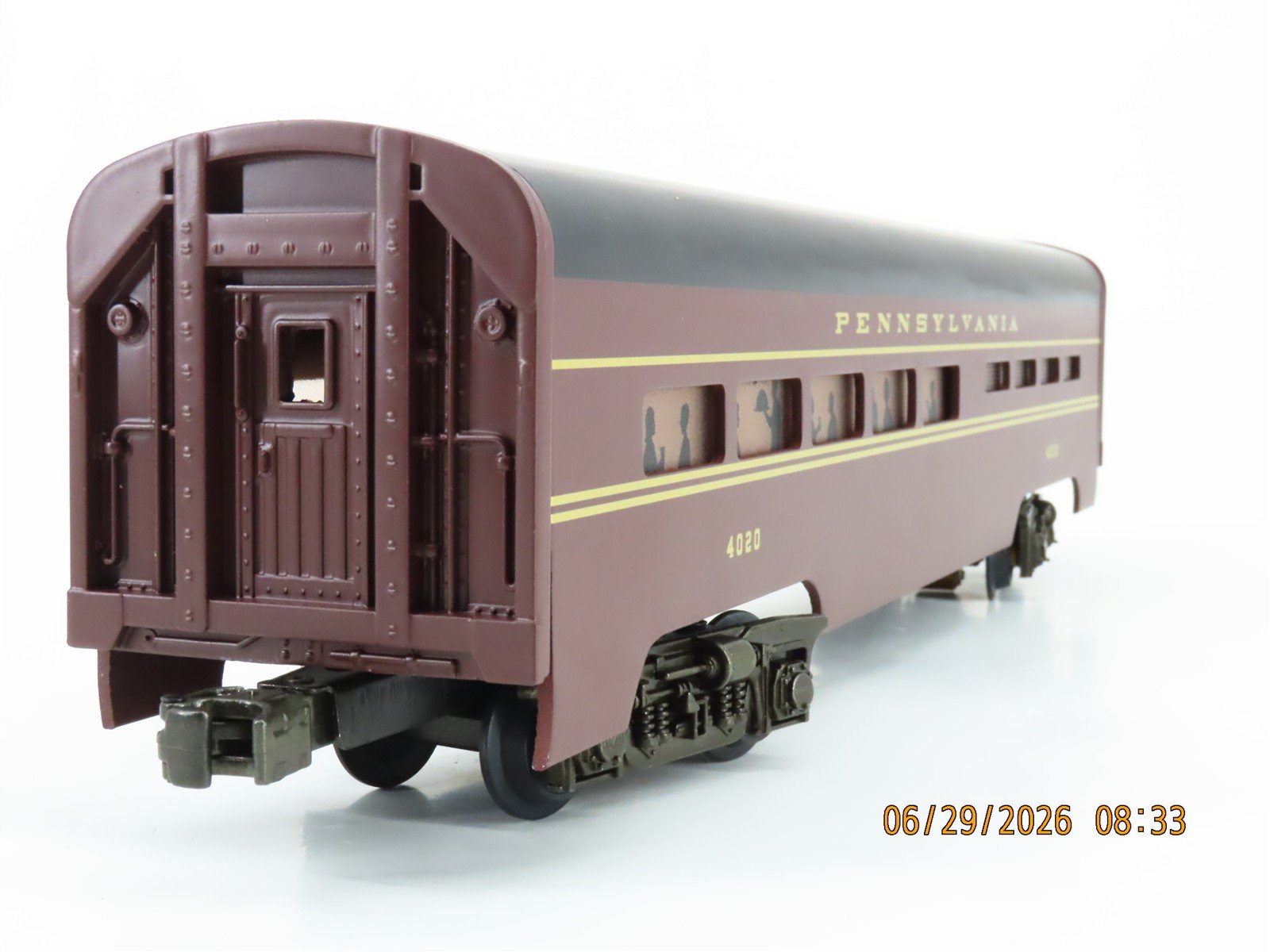 O Gauge 3-Rail MTH MT-6117 PRR Pennsylvania 60' Sleeper/Diner Passenger Cars