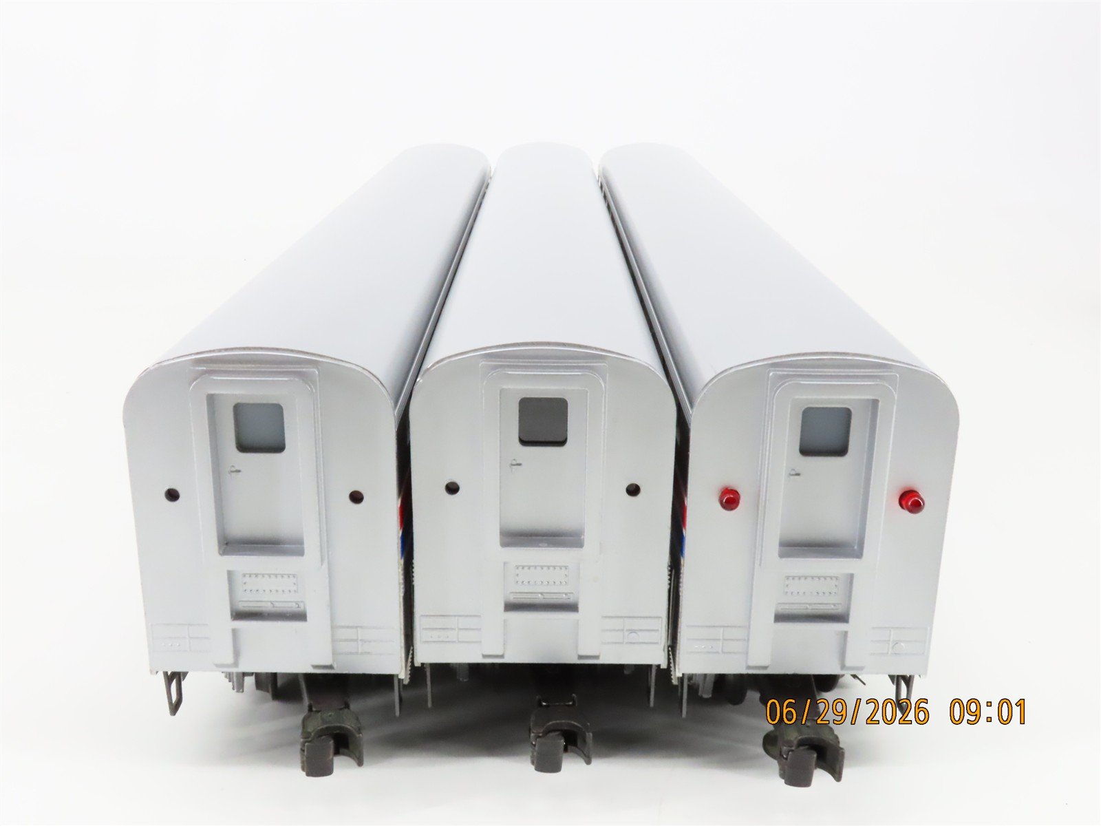 O Gauge 3-Rail Williams Amtrak Superliner Passenger Car 6-Pack