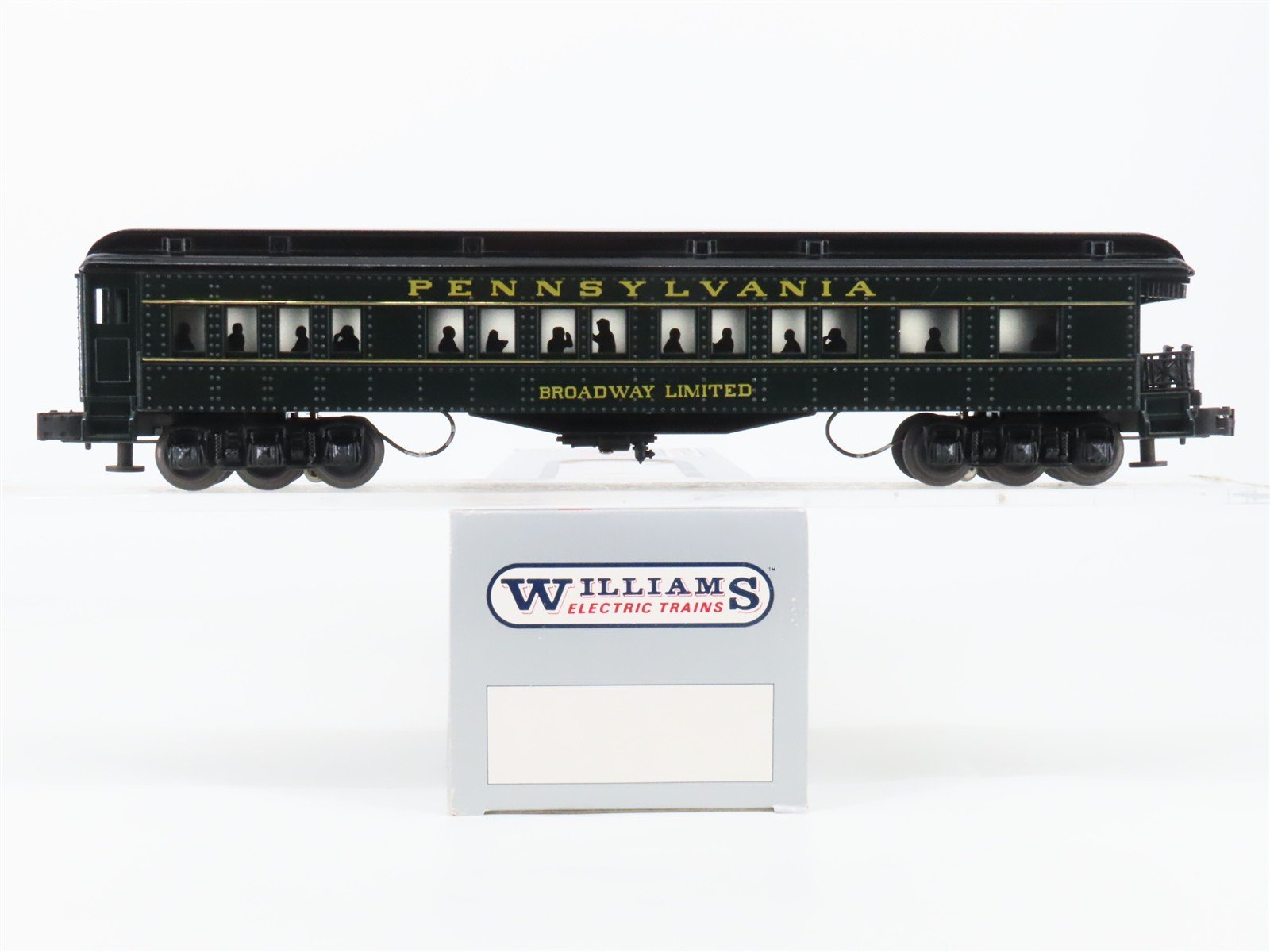 O Gauge 3-Rail Williams PRR Broadway Limited Madison Observation Passenger No#