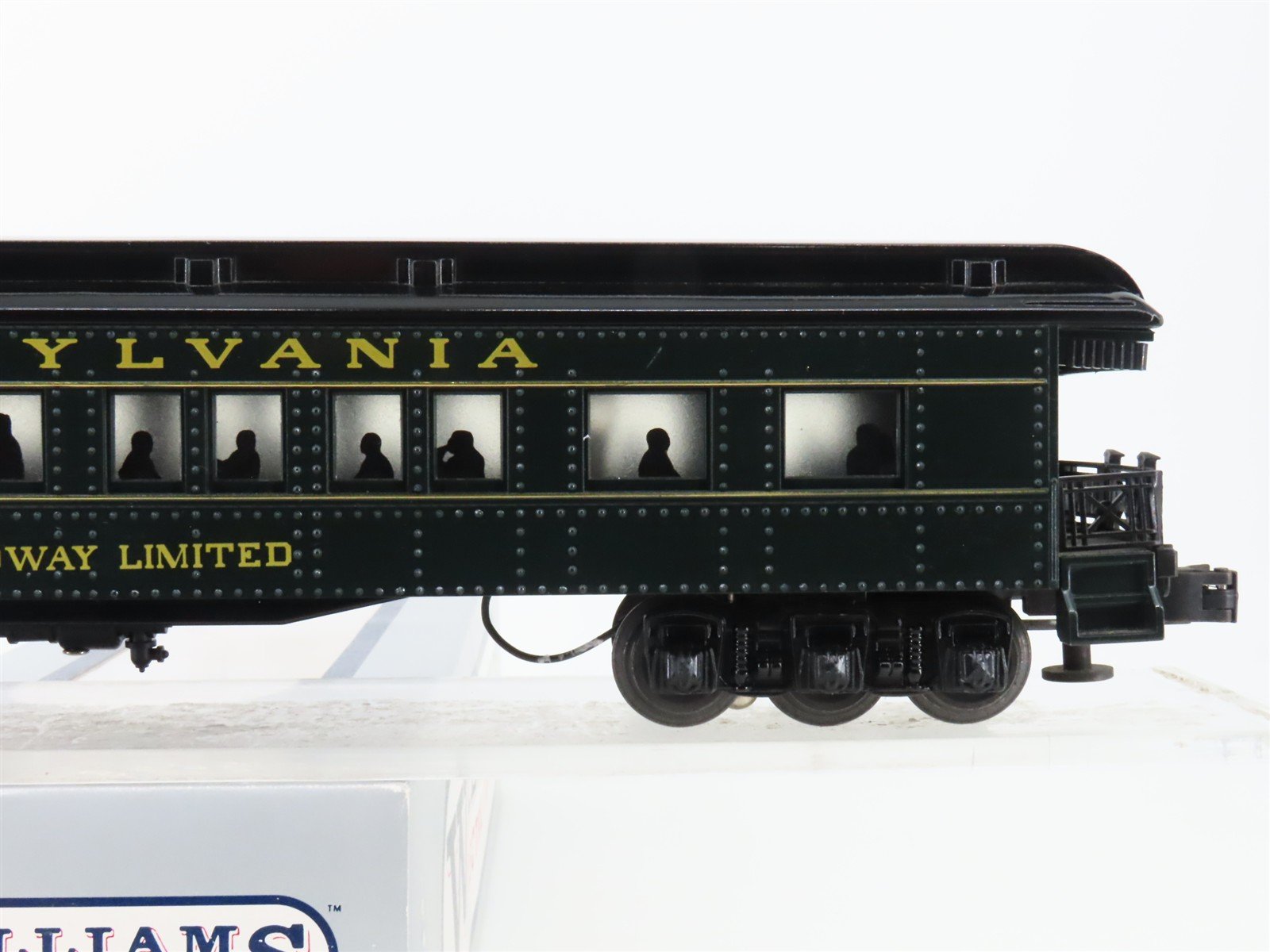 O Gauge 3-Rail Williams PRR Broadway Limited Madison Observation Passenger No#