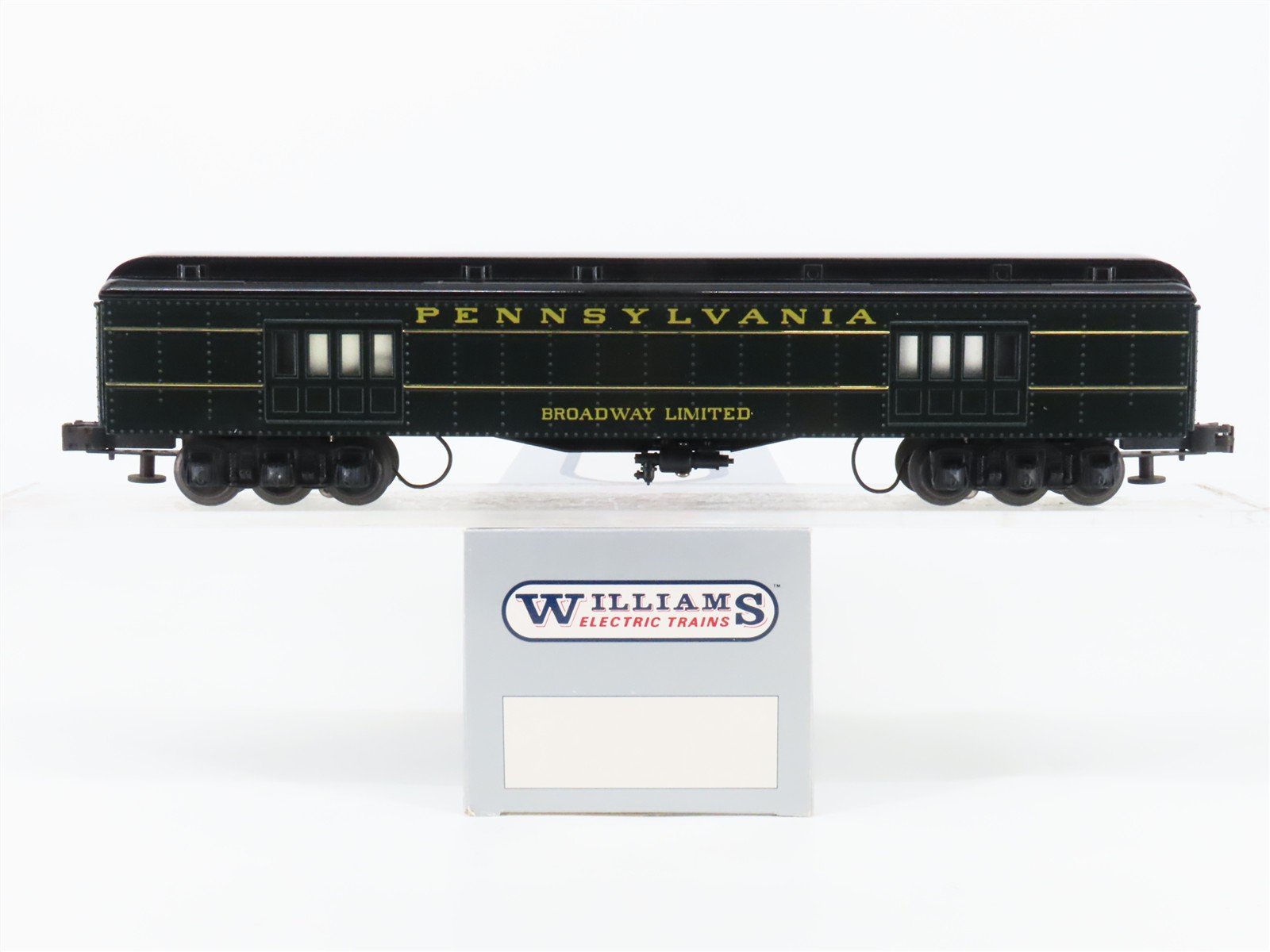 O Gauge 3-Rail Williams PRR Broadway Limited Madison Baggage Passenger Car No#